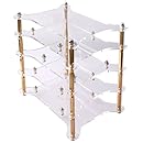 Qunqi Acrylic 4-Layer Clear Case Box Enclosure for Raspberry Pi 3/2 B B+ Pi B+ B