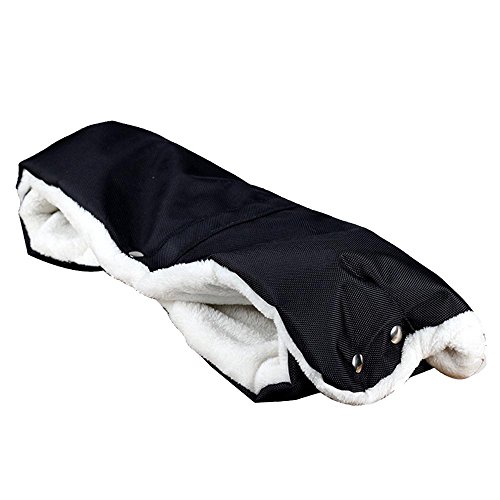 VANKER 1Pair Black Winter Windproof Warmer Muff Baby Buggy Stroller Gloves