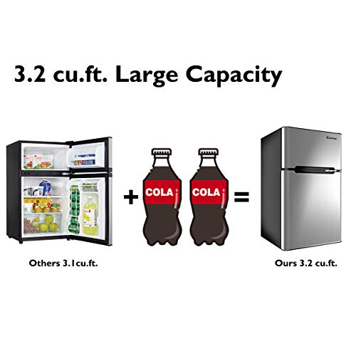 4 Costway+Compact+Refrigerator+Freezer+Cooler