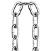 Mophorn Grade 30 Chain 0.25 Inch by 20Ft Length Grade 30 Proof Coil Chain Zinc Plated Grade 30 Chain for Towing Logging Agriculture and Guard Rails