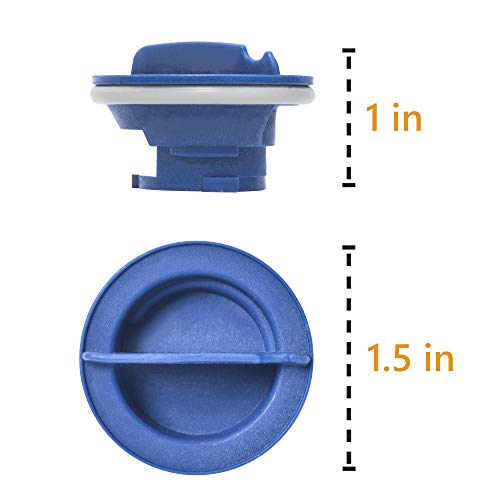 image for Ultra Durable W10077881 Dishwasher Rinse Aid Cap Replacement Part by B