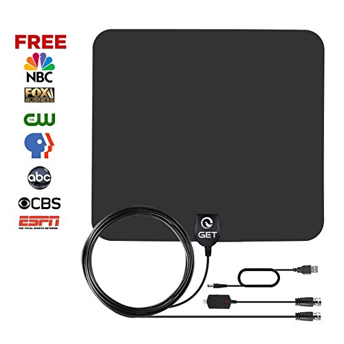 TV-AntennaGET-Indoor-Amplified-HDTV-Antenna-with-50-Mile-Range-Detachable-Amplifier-Signal-Booster-and-132FT-High-Performance-Coax-Cable-for-Better-Reception
