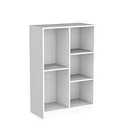 IOTXY Open Shelf Low Bookcase - Wooden 3-Tier Floor