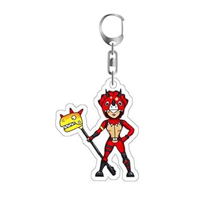 Amazon Com Lucilas Fortnite Keychain About 3 Inch Acrylic Fort - lucilas fortnite keychain about 3 inch acrylic fort night battle royale model toys fortnight game accessories
