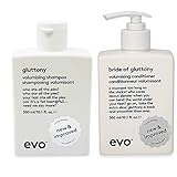 Evo Gluttonty Volume Shampoo & Bride Of Gluttony Conditioner (10.1 Oz Each)