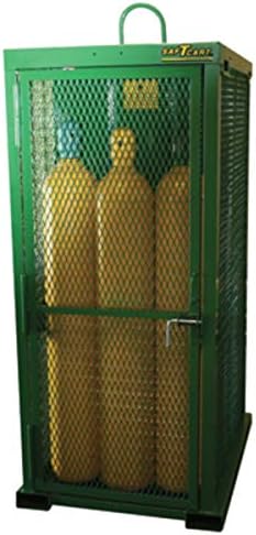 Saf-T-Cart 85" X 32" X 42" Steel Cylinder Cage (Holds Oxygen And Acetylene Cylinder)