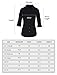 PIER 17 Button Down Shirts for Women Tailored, 3/4 Sleeve Shirt with Stretch - Semi Fitted for Slim, Fit Look - 97% Cotton and 3% Spandex - Lightweight and Soft Materials (Medium, Black)