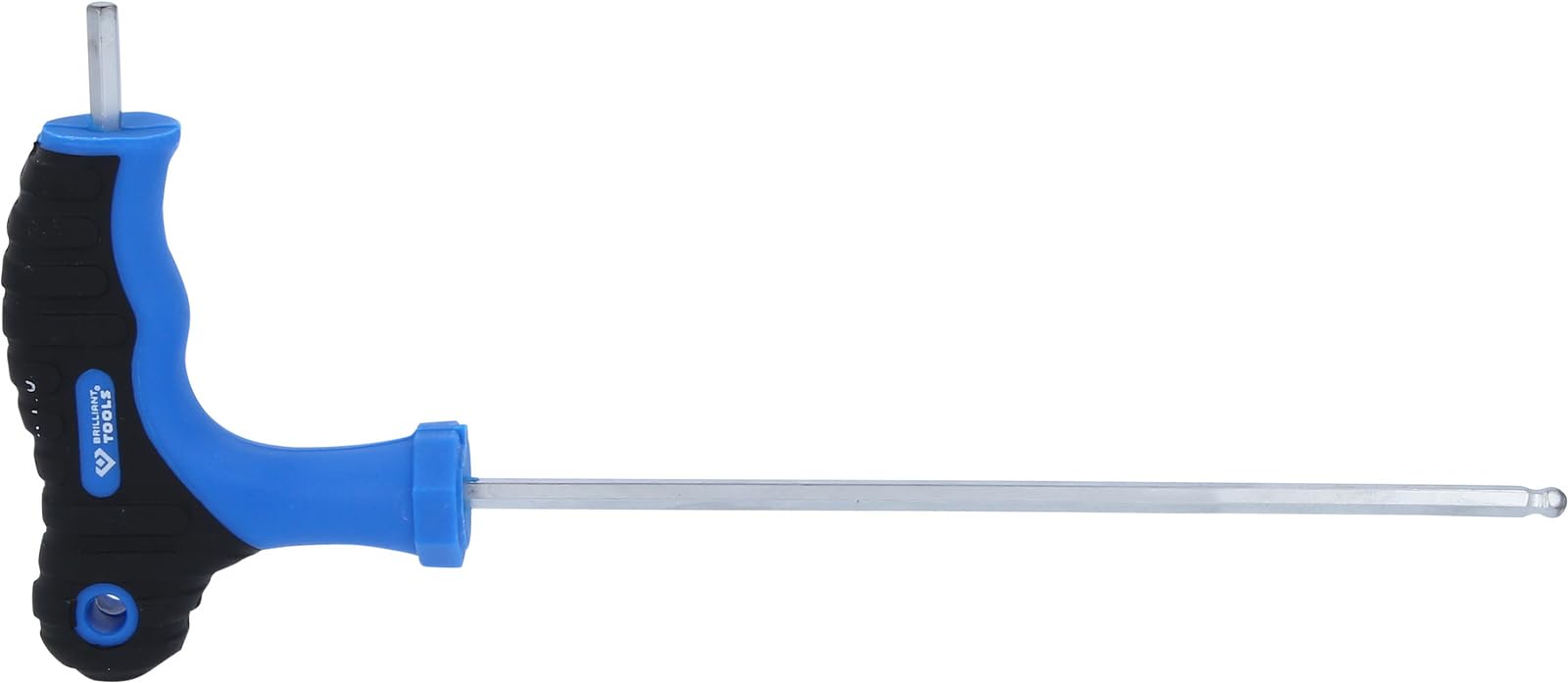 BRILLIANT TOOLS BT041004 T-Handle Ball Head Allen Key 4.0 x 150 mm [Powered by KS Tools]