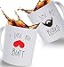 Mr and Mrs Gifts Coffee Mugs - I Like His Beard, I Like Her B*tt | His and Her Couple Gifts | Funny Him Her Mug Sets are Great Housewarming, Engagement, Anniversary, Wedding, Gifts for Bride, Husband