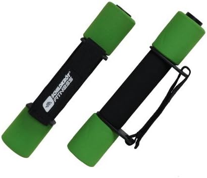 Schildkrt Fitness Unisex Adult Soft dumbbells Soft Dumbbells 0, 5 Kg 2 Pieces - green/black, M by Schildkrot Fitness