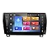 in Dash Android 8.0 Double Din 9 Inch Capacitive Touch Screen Car Stereo Video Receiver Player GPS Navigation with Bluetooth for Toyota Tundra Sequoia Multi-Media 7 Color Button Illumination