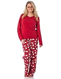 Alki'i Women's Winter Fleece Lounge Pajama Set