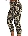 Block Out Blockout Women's Camouflage Print 3/4 Fitness Tights