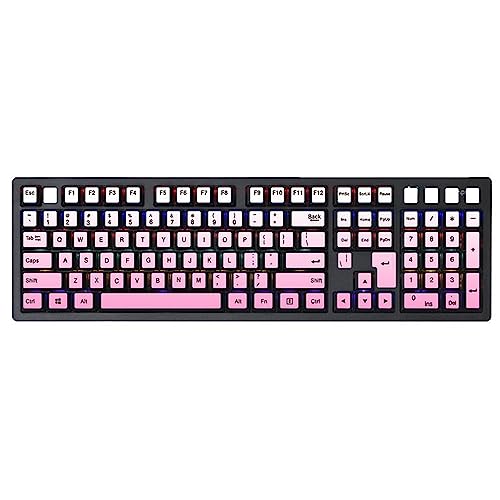 Mua Pink Keyboard Stickers, Round Keyboard Keys Stickers, Desktop