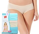 Hanes Womens Ultimate Perfect Stretch Soft Cotton Hipster Underwear