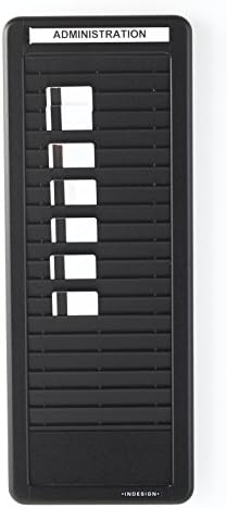 Wall Mounted Swipe Card / Badge Holder Rack - 40 Pockets