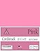Clear Path Paper - Pink Cardstock - 8.5 x 11 inch - 65Lb Cover - 50 Sheets
