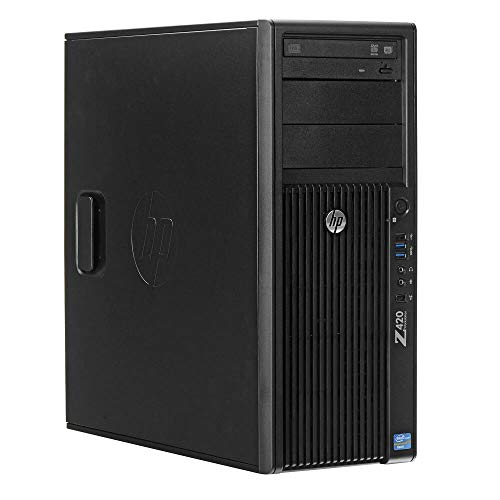 HP Z420 AutoCAD Workstation E5-1620 4 Cores 8 Threads 3.6Ghz 16GB 500GB SSD Quadro K600 Win 10 Pro (Certified Refurbished)