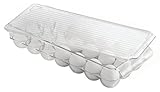 InterDesign Covered Egg Holder, 21 Eggs, Clear, Set of 1 (Misc.)