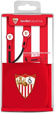 Sevilla CF headphones with button and microphone