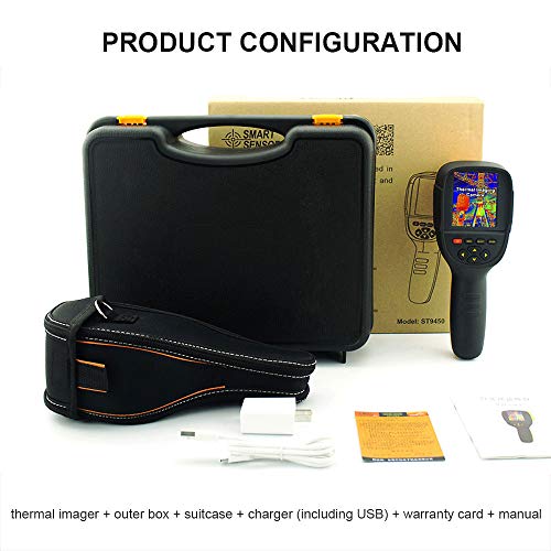 Professionelle Tragbare Infrarot-Wärmebildkamera, 220 x 160 Pixel, 3,2-Zoll-Infrarotanzeige, mit 3G-Speicherkarte – Bild 8