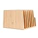 MobileVision Bamboo Desktop File Folder Organizer and Paper Tray, 7 Slots