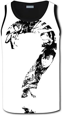 ASAA 2018 Man Summer 3D Printed Xxxtentacion Racerback Sleevelesss Vest Tank Tops T Shirt