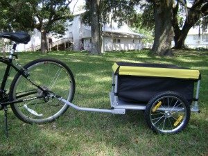 i10Direct Bicycle Cargo Trailer Yellow and Black