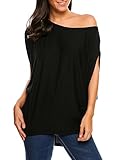 Unibelle Women's Loose Off Shoulder Batwing Sleeve Top Blouse