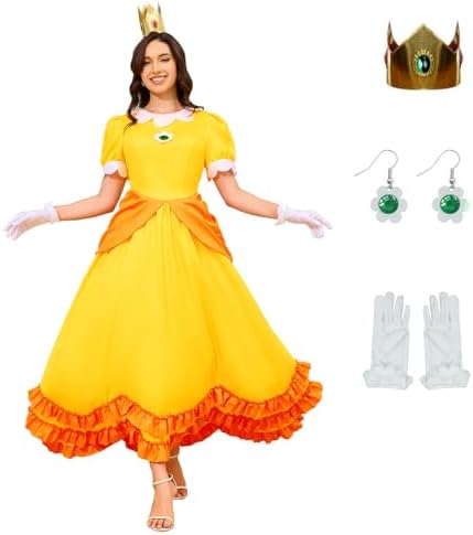 dress up princess peach daisy and rosalina I dare you to race me, and my girls! Making these race outfits was such fun! We each made our own and did our best to stay uniform! Princess peach @lilybatcosplay