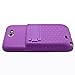 Hyperion Samsung Galaxy Note II Extended Battery HoneyComb Kickstand TPU Case Purple