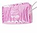 WNOSH Clear PVC Waterproof Cosmetic Bag Dry Bag for Swimming Gear and Swimwear (pink swim)