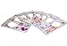 Slim Design Baby Closet Dividers for Baby Clothes - Set of 8 Flower Baby Clothing Size Dividers from Newborn Infant to Toddler - YardieBaby Clothes Dividers and Nursery Closet Organizer Gift