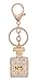 Giftale Women's Perfume Bottle Keychain,Alloy Bag Charm with Crysatl Car Keyring,#41815A