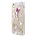 iPhone 6 Plus/6S Plus Case,HAOTP(TM) 3D Handmade Bling Crystal Lovely Butterfly Flowers with Shiny Sparkle Rhinestone Diamonds Design Clear Soft TPU Cover Case for iPhone 6 Plus/6S Plus (Butterfly)