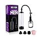 LIVE4COOL Vacuum Penis Pump Strengthen Manual Penis Enlarger Booster Extender Device for Men Penis Massage Care male sex toy with 1pcs Lifelike Vagina Sleeve, 3pcs Suction Sleeves in 3 Sizes