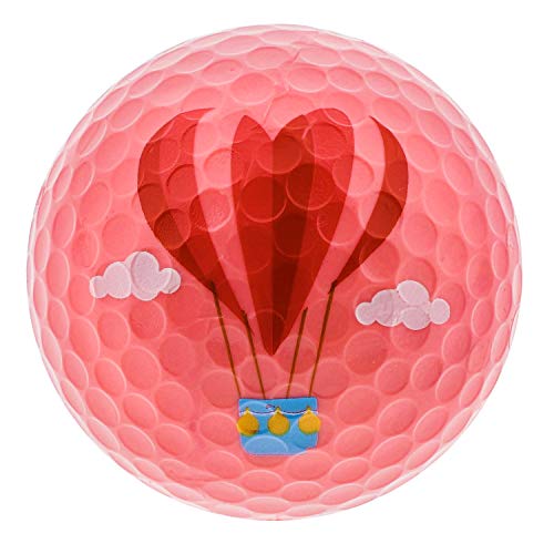 Emoji Golf Balls Deluxe Gift - Golf Gifts for Men, Women, Children- Gag Gift for The Golf Fan who has Everything - Deluxe (12 Golf Balls, Love)