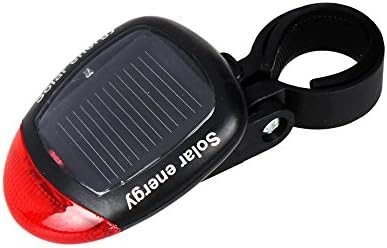 Electronic4sale Red LED Solar Energy Clamp-On Tail Bike Light With 4 Functions