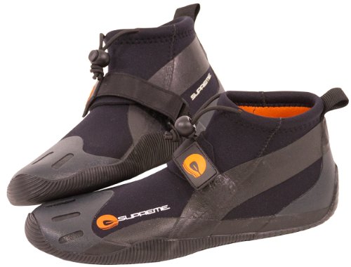 SUPreme 2mm Power Phase Boot, Gray/Black, 8 - Standup Paddleboarding, Kayaking & Water Sports