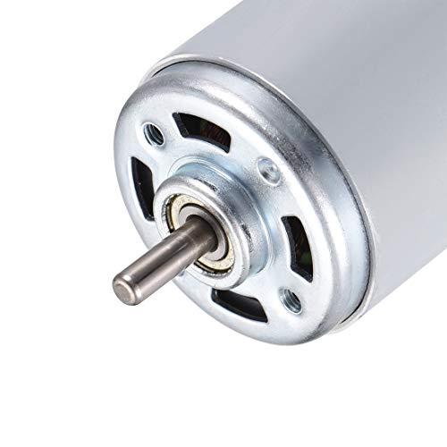 sourcing map Mikro DC-Motor 12V 4500 U/MIN 0,5A Magnetische Doppelwelle für RC Schiff Hobby – Bild 4