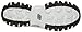 Skechers Sport Women's D'lites Now and Then Fashion Sneaker, Silver Black, 7 M US