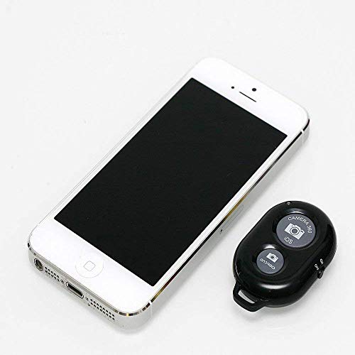 Potelin Bluetooth 3.1 iOS Android Smartphone Tablet PC Camera Shutter Remote Control Control Black