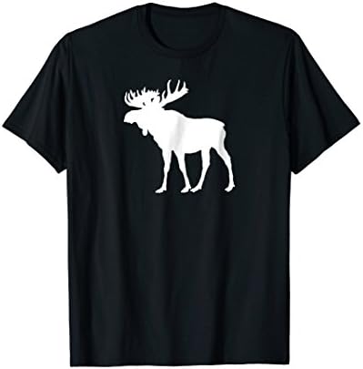 Moose Silhouette Shirt T-Shirt Gift Costume