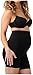 Belly Bandit Thigh Disguise Maternity Support Shorts - Smoothing Anti-Chafing Maternity Shapewear Shorts that Grows with You Every Trimester, Black, Large