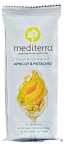 Image of Mediterra Yogurt & Oat Bar, Apricot & Pistachio 5-Pack, 8-Ounce (Case of 8)