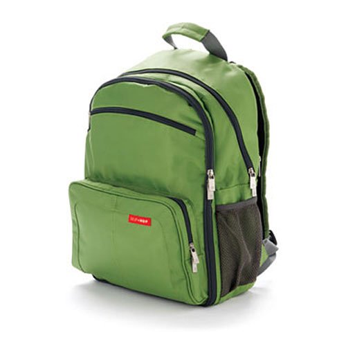skip hop diaper bag green