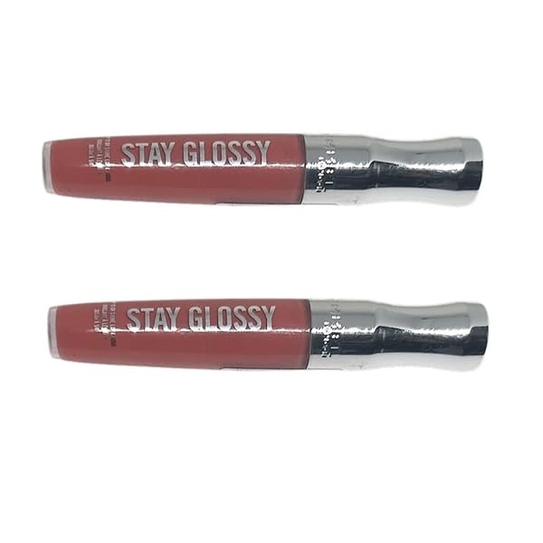 PACK OF 2 RIMMEL STAY GLOSSY 6HR LIP GLOSS, SIPPIN # 135