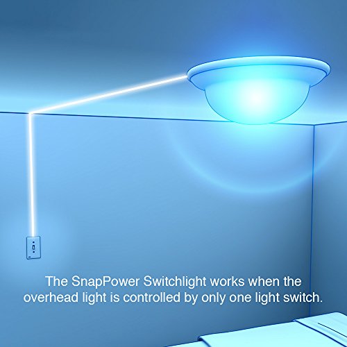1 Pack SnapPower SwitchLight LED Night Light For Light Switches
