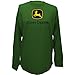 John Deere mens Trademark Logo Core Long Sleeve Tee,Green,Medium