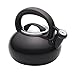 Circulon Sunrise Whistling Kettle/Stovetop Teakettle/Tea Pot, 1.5 Quart, Black